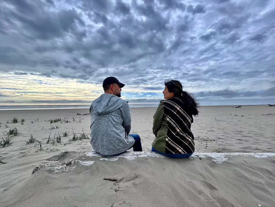 Look At Those Dramatic Skies! Beach In Portland, Oregon