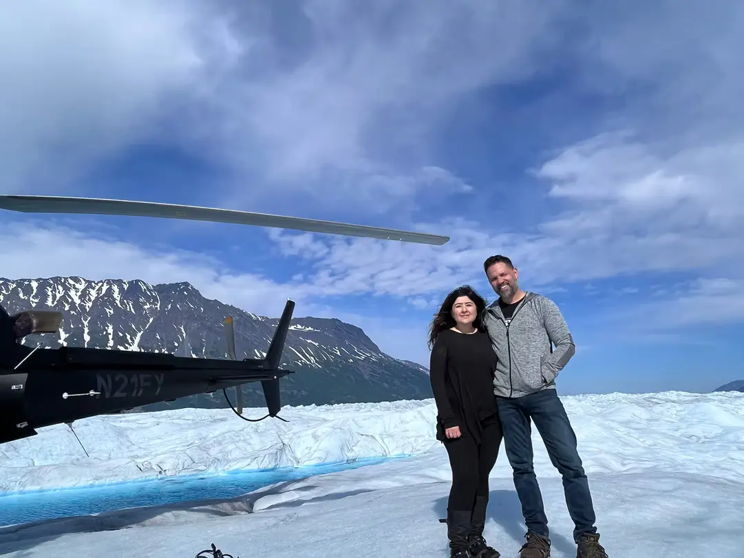 Our Work Brought Us To The Glaciers In Alaska. Mouth Dropping Beautiful!