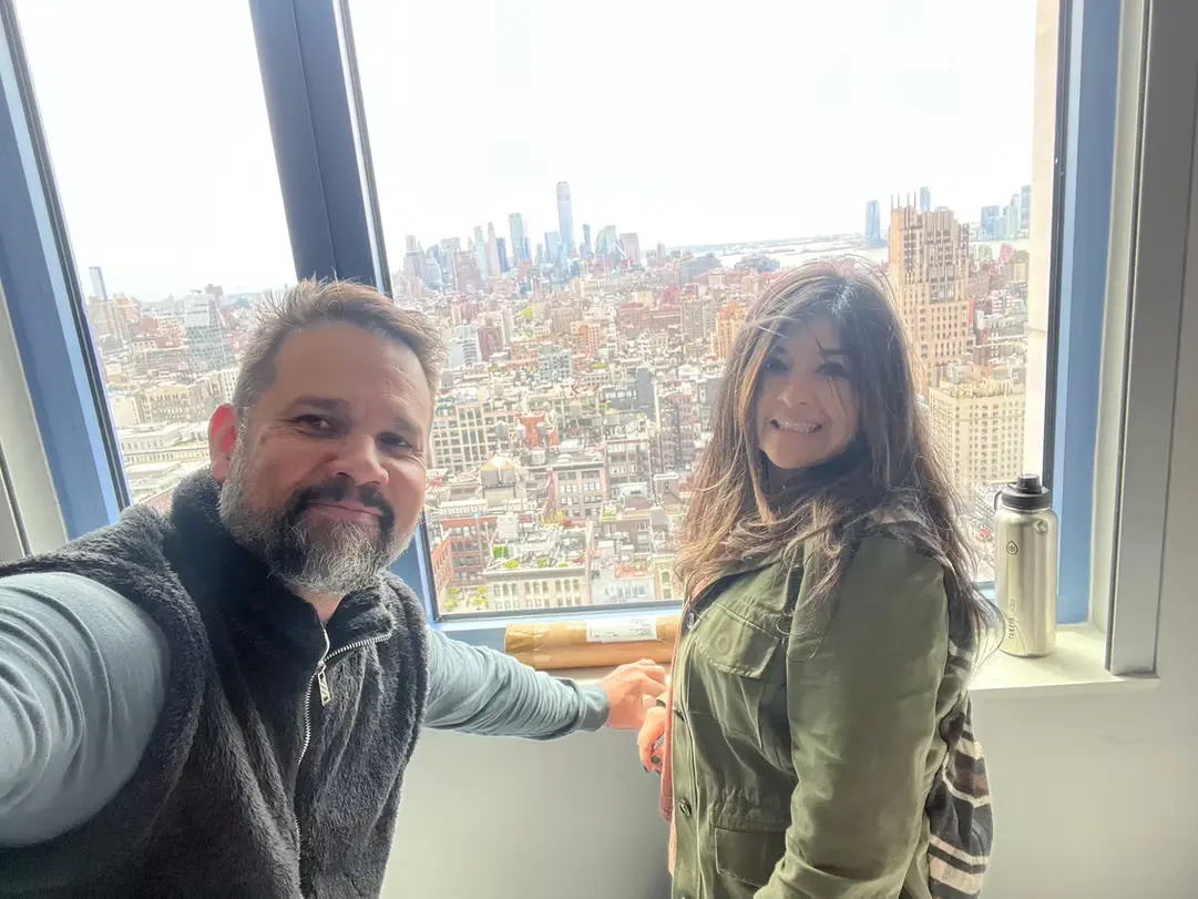 View Of New York From Our Room. New York Is Our Happy Place!